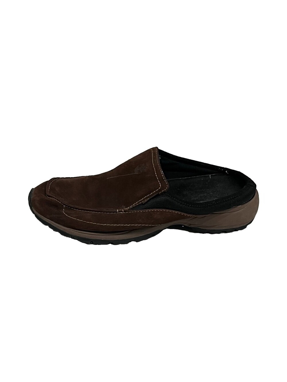 Timberland Brown Leather Mule Clogs Women’s 9M Slip On Y2K Gorpcore Outdoor